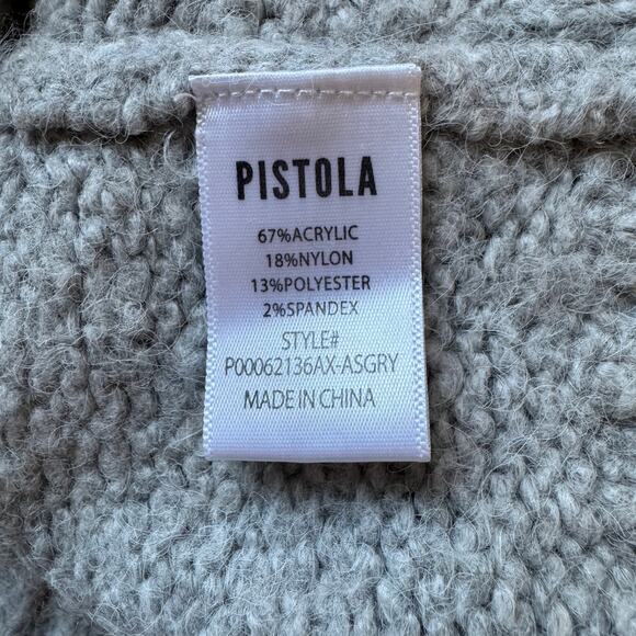 Pistola Womens Sz S Pullover Sweater Chunky Crew Neck Soft Minimalist Capsule - Picture 9 of 10